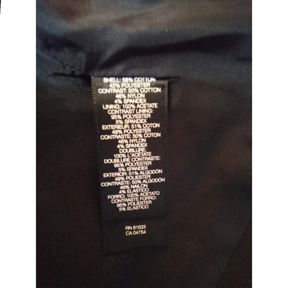 Kenneth Cole Black & White Tweed Ponte Crop Blazer Sz M - Picture 8 of 9